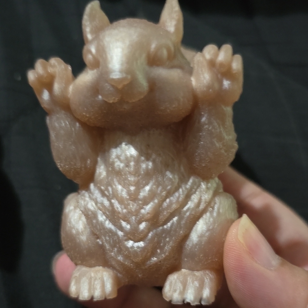 Brown Squirrel Chew Toy for Small Pets
